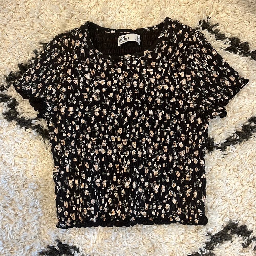 Black crop top